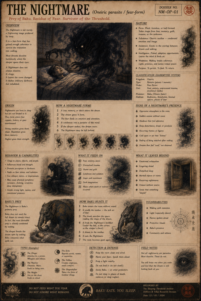 Nightmare dossier