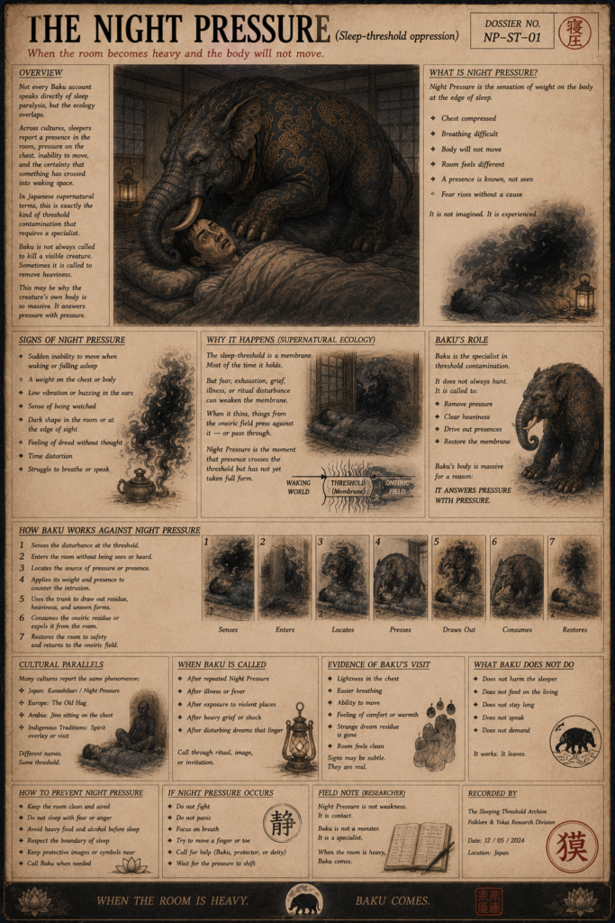 Night pressure dossier