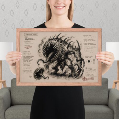 Enhanced matte paper framed poster in red oak 12x18 person 6a1d601f95c5e.jpg
